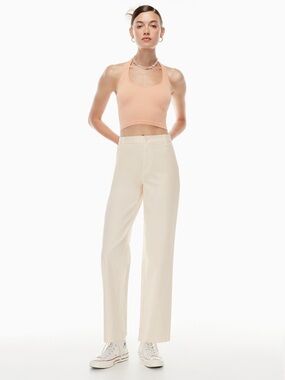 Aritzia Sunday Best Jaden High Waisted Chino Pant Organic Cotton Size 8